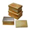 Value Pack of 3 Cosmopolitan Rectangular Box - Gold / 3 pc. Set